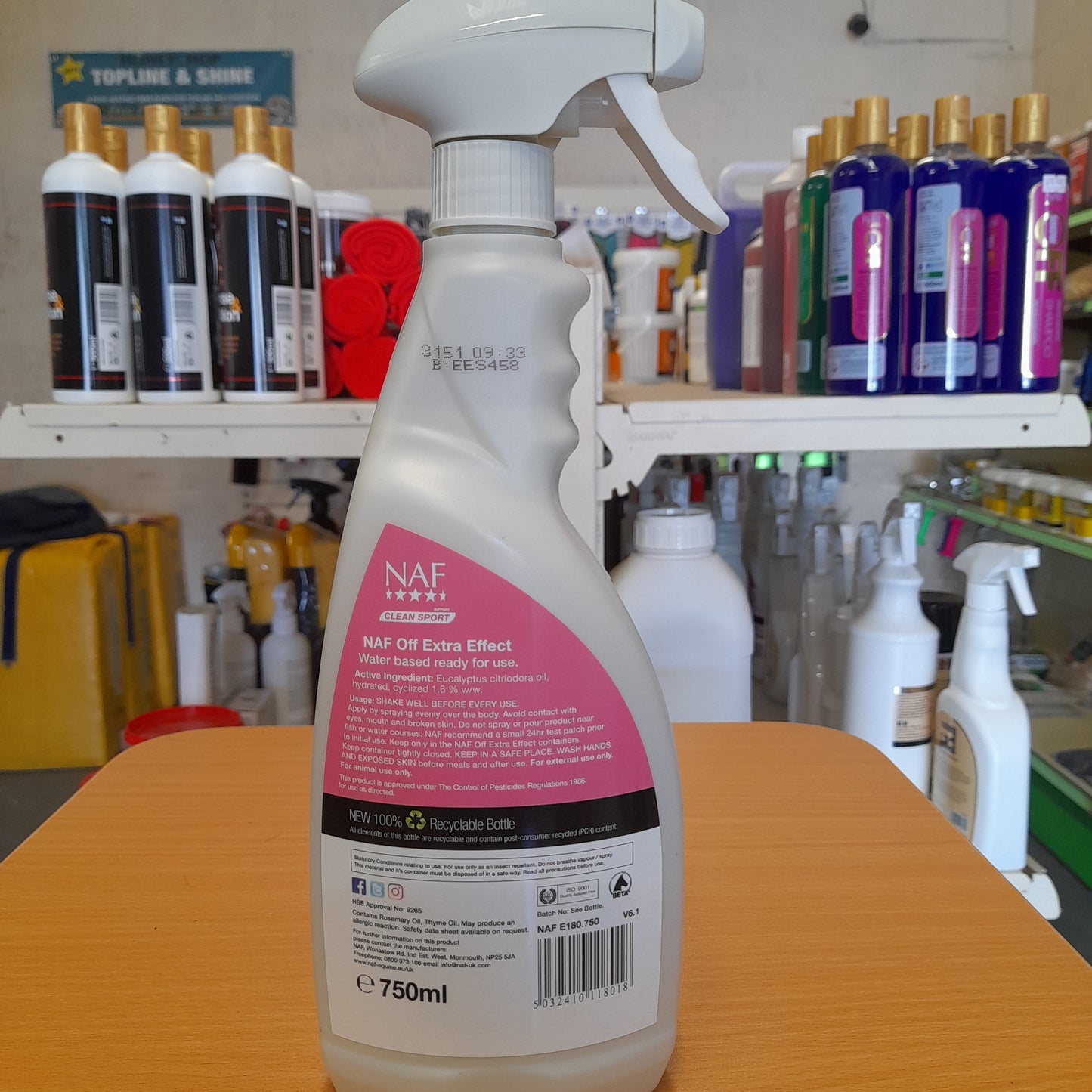 NAF OFF Extra Effect Fly Spray 750ml
