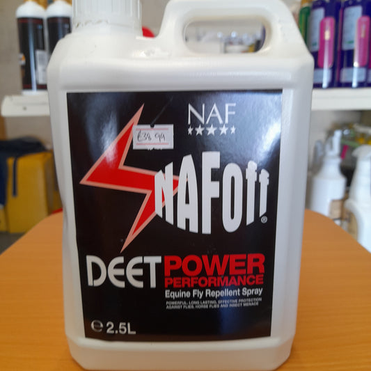 NAF OFF DEET Power Performance Fly Spray 2.5L