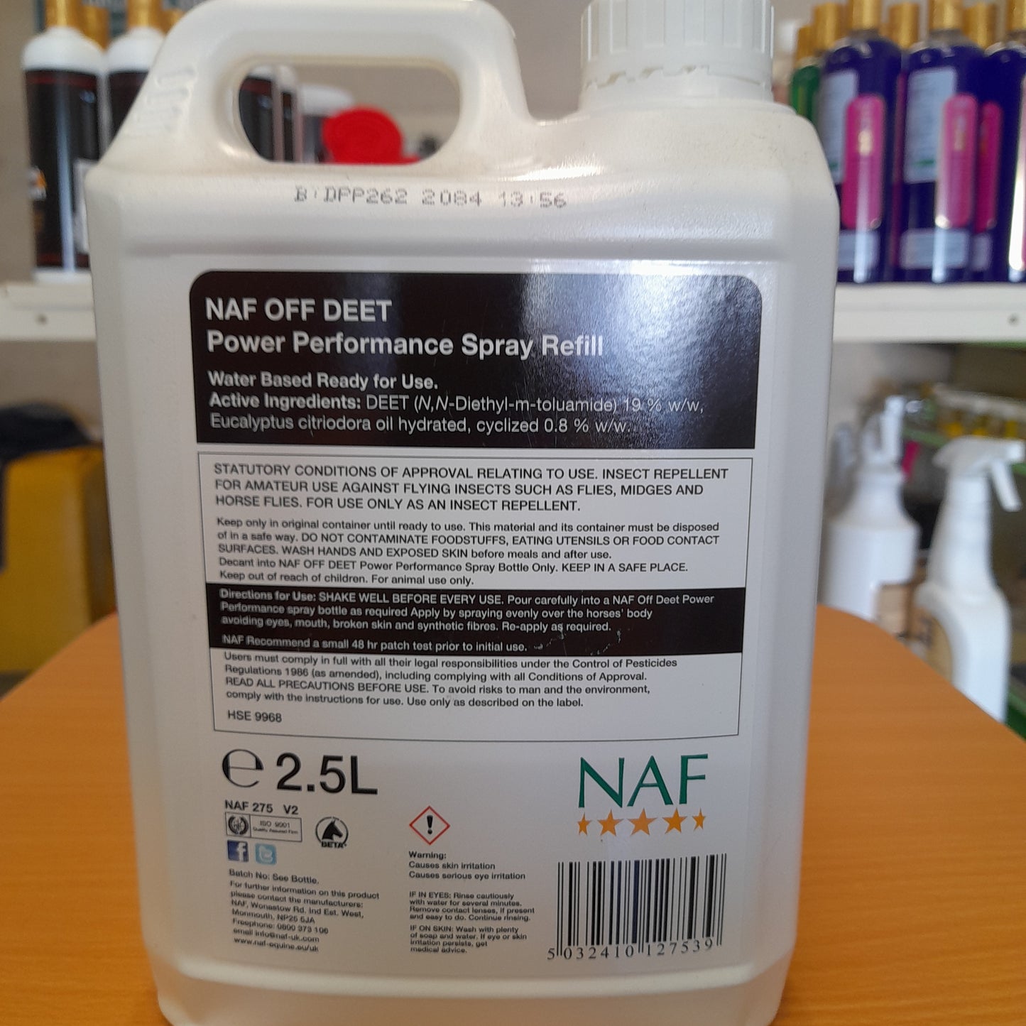 NAF OFF DEET Power Performance Fly Spray 2.5L