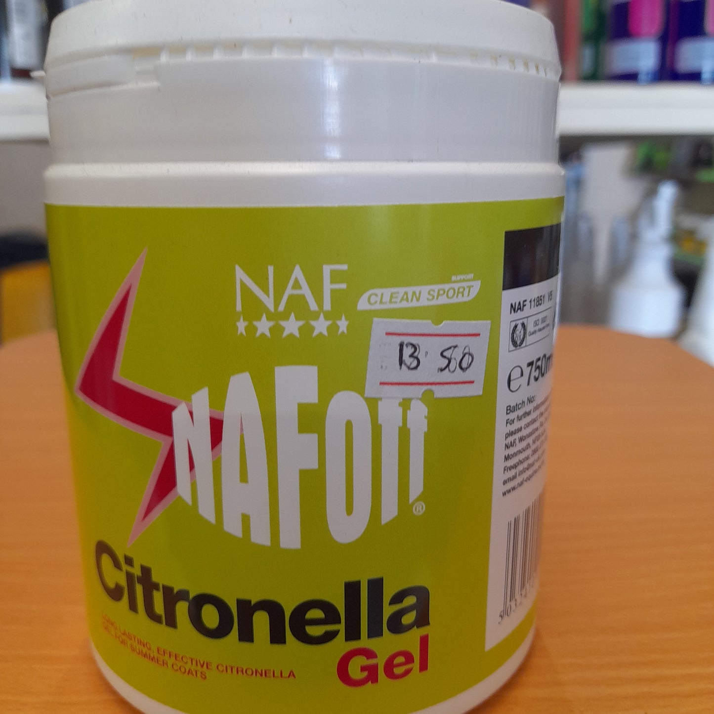NAF OFF Citronella GEL 750ml