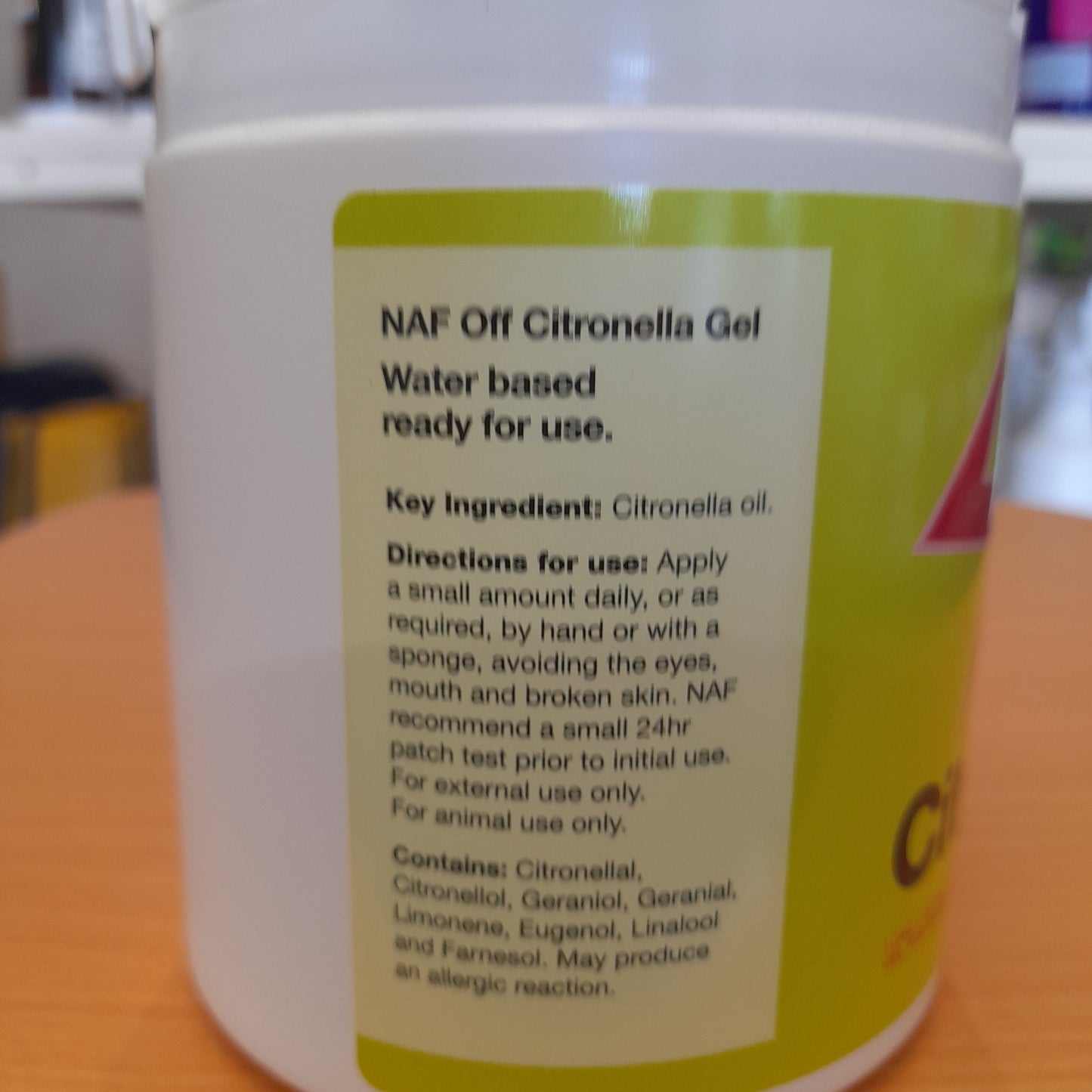 NAF OFF Citronella GEL 750ml