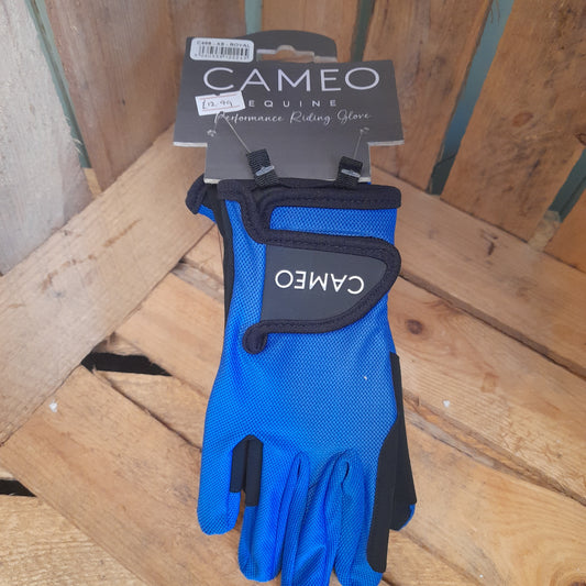 Cameo Adult riding gloves Royal
