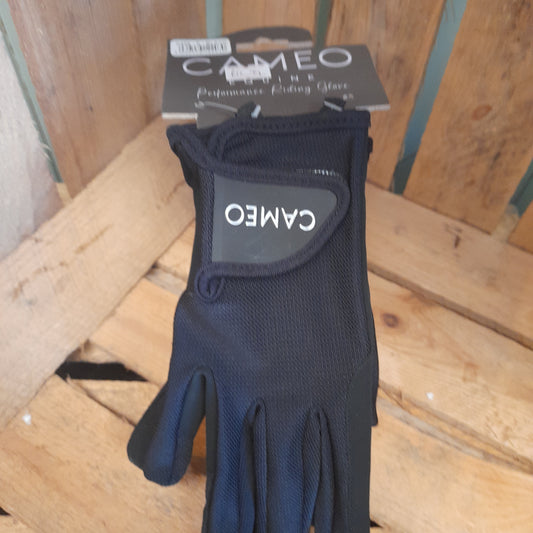 Cameo Adult riding gloves BLACK