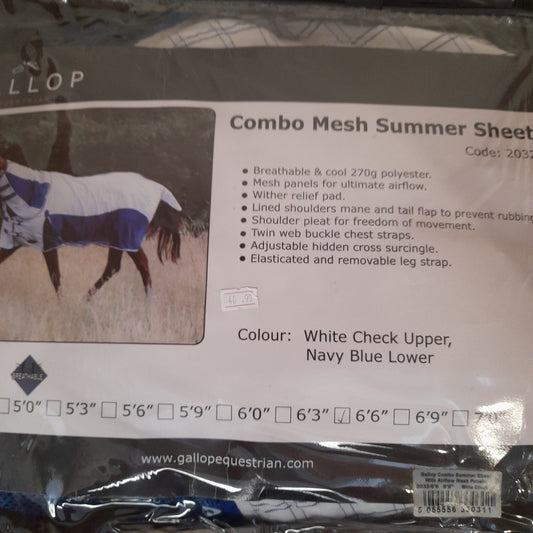 Gallop Combo Mesh Summer Sheet 6'6"