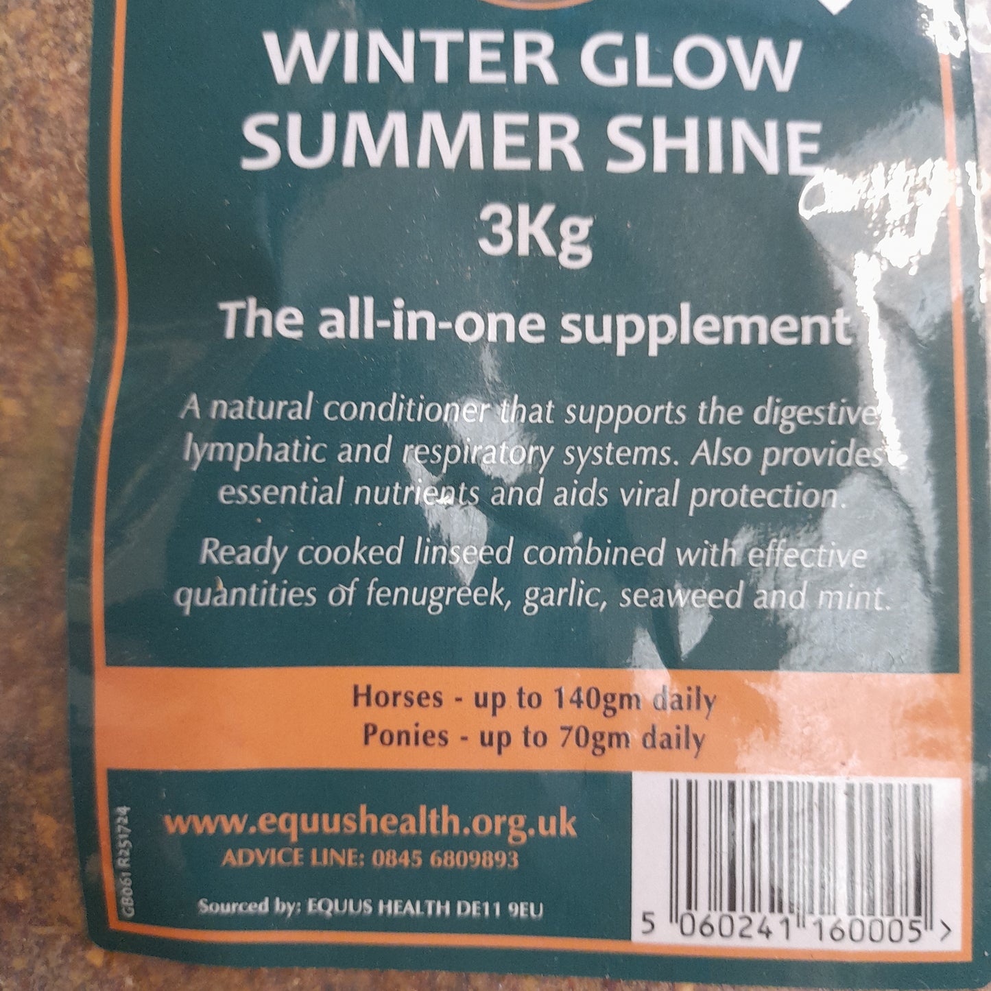 EQUUS HEALTH Winter Glow Summer Shine 3kg