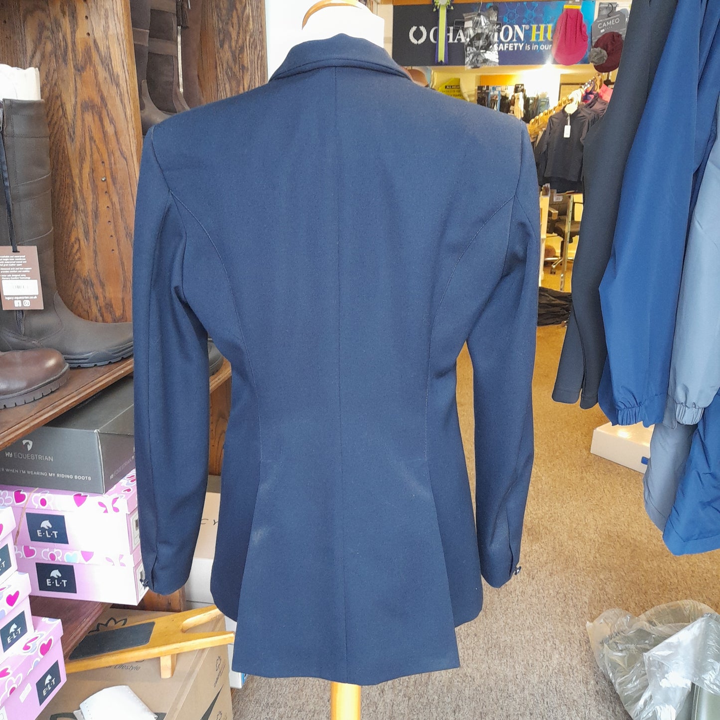 EQUETECH Ladies Show Jacket Navy 38''
