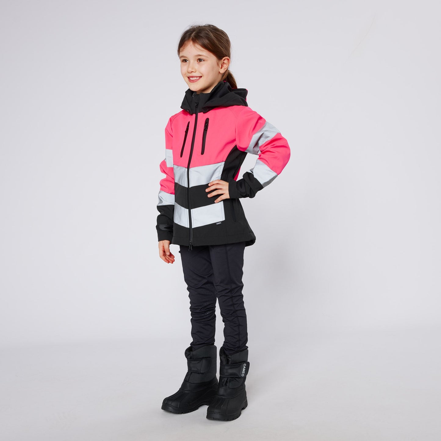 Cameo Junior Hi Viz Riding Jacket