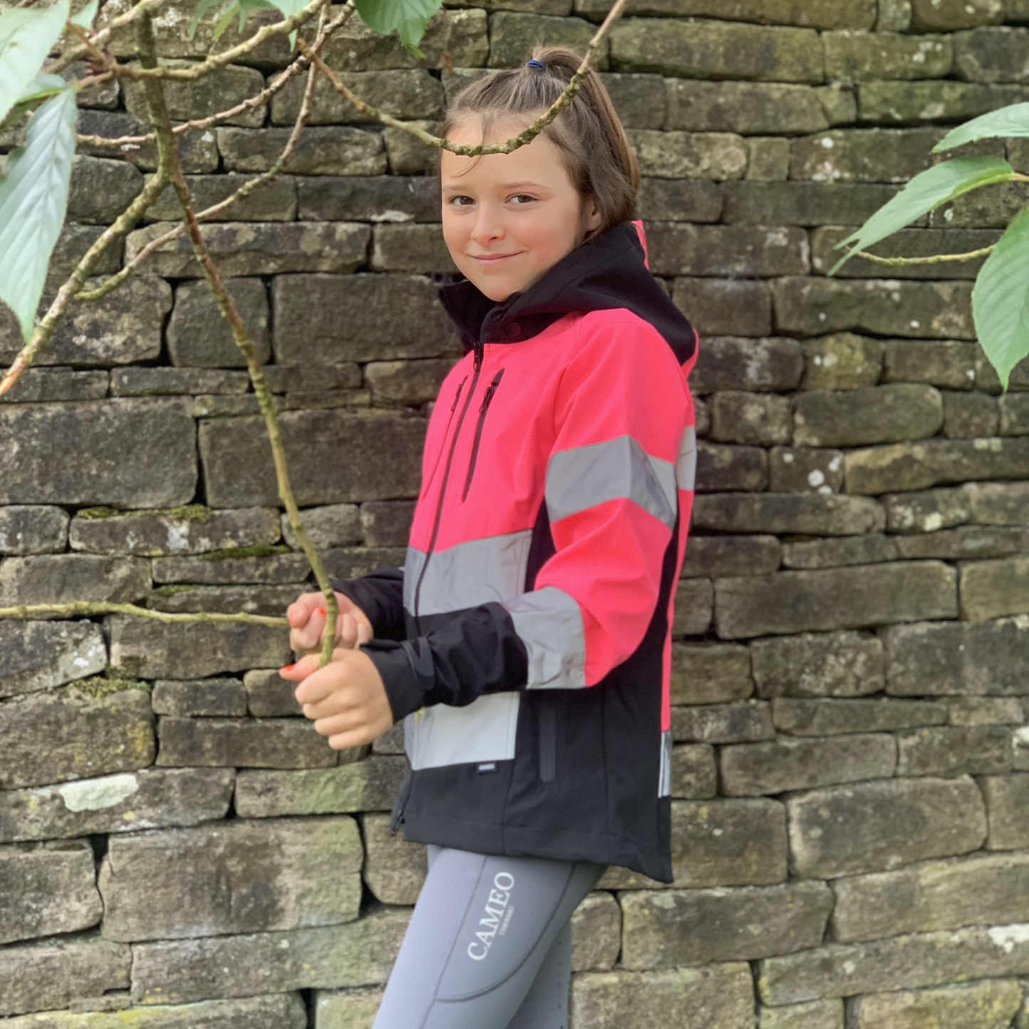 Cameo Junior Hi Viz Riding Jacket