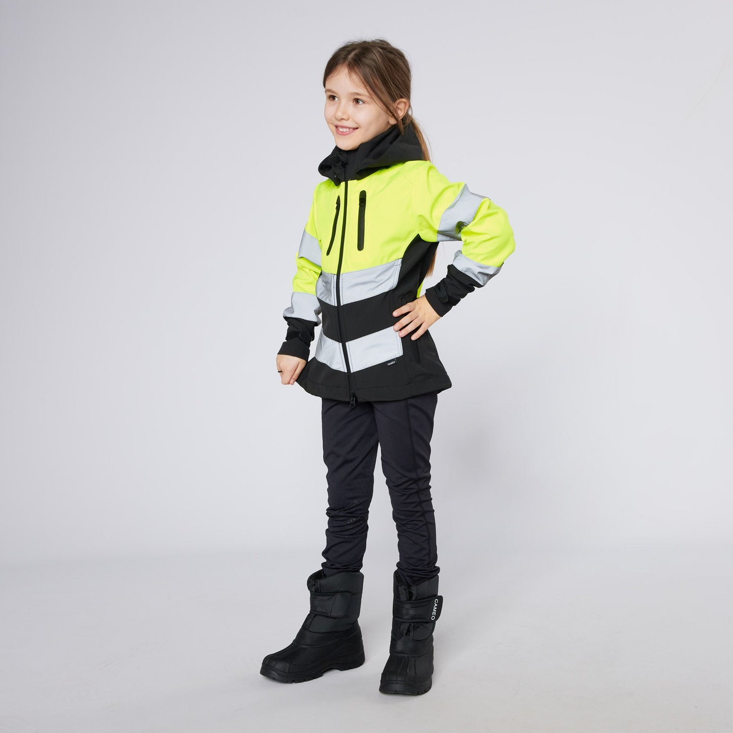 Cameo Junior Hi Viz Riding Jacket