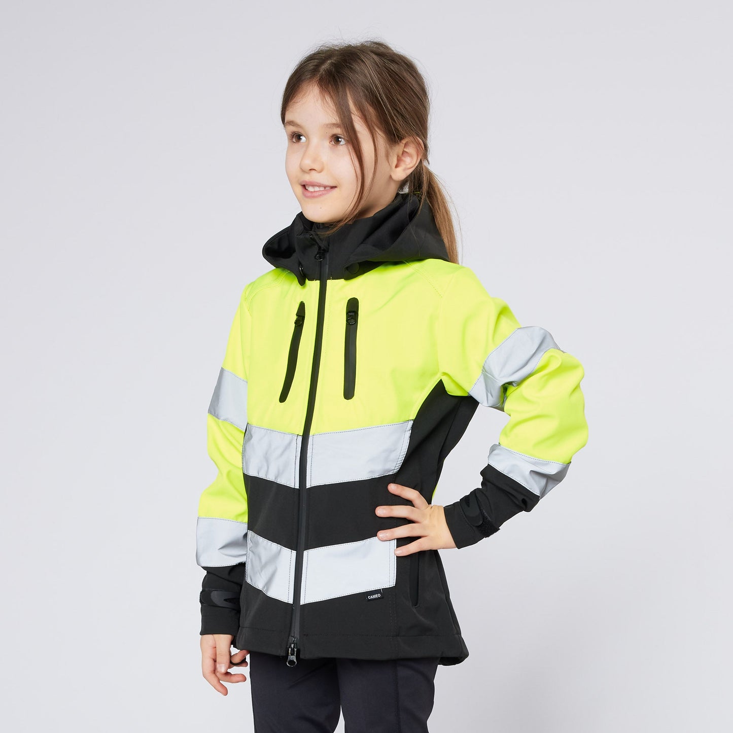Cameo Junior Hi Viz Riding Jacket