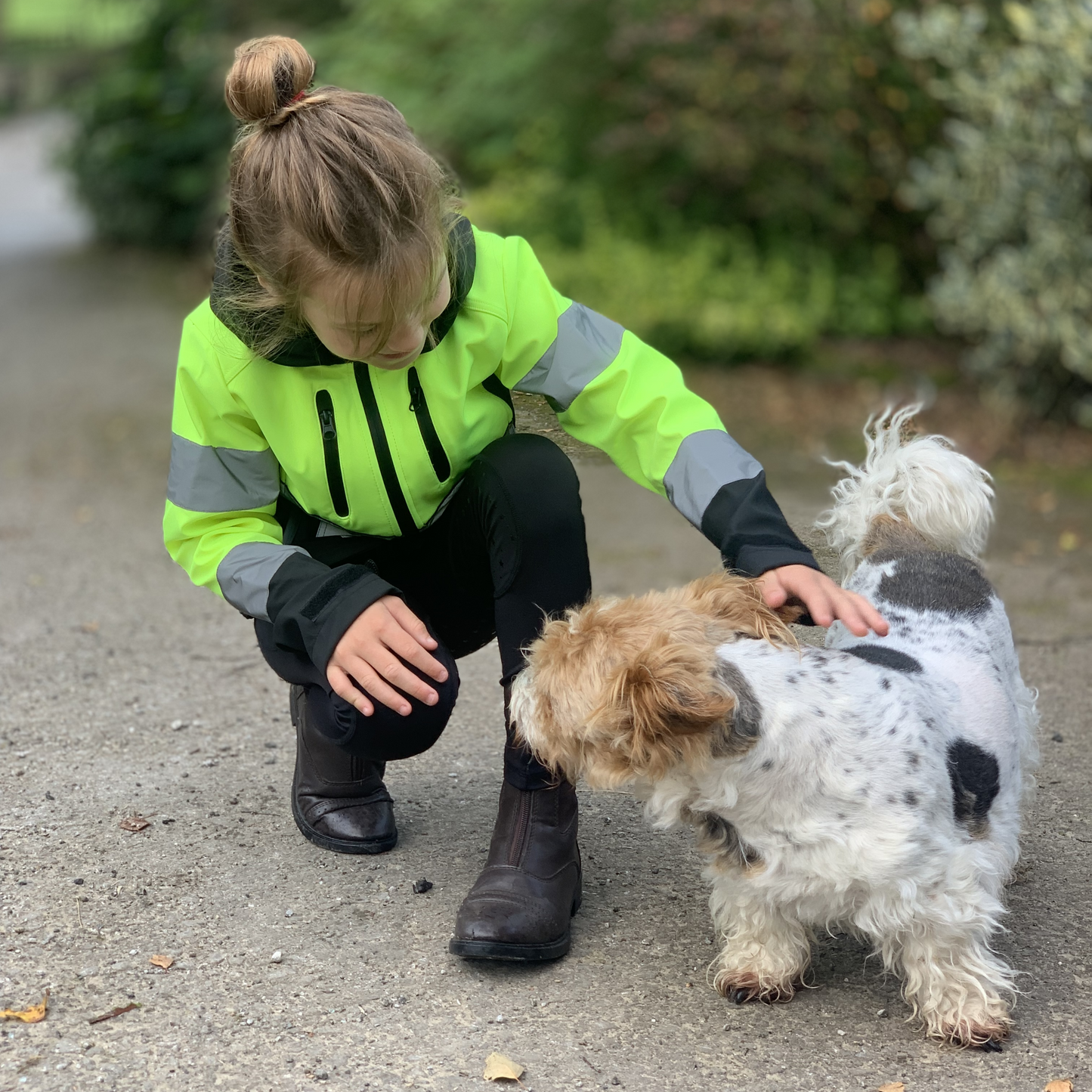 Cameo Junior Hi Viz Riding Jacket