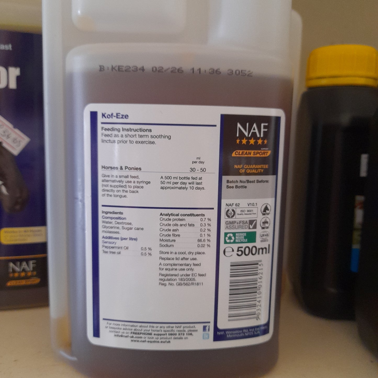 NAF Kof Eze 500ml