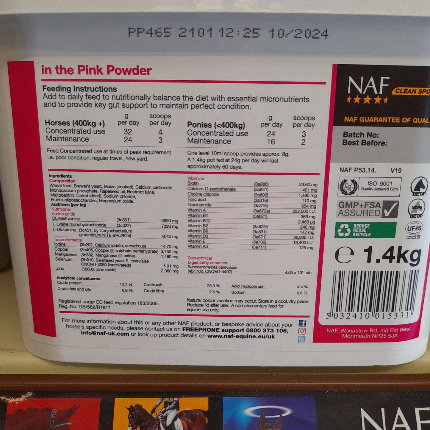 NAF Pink Powder 1.4kg