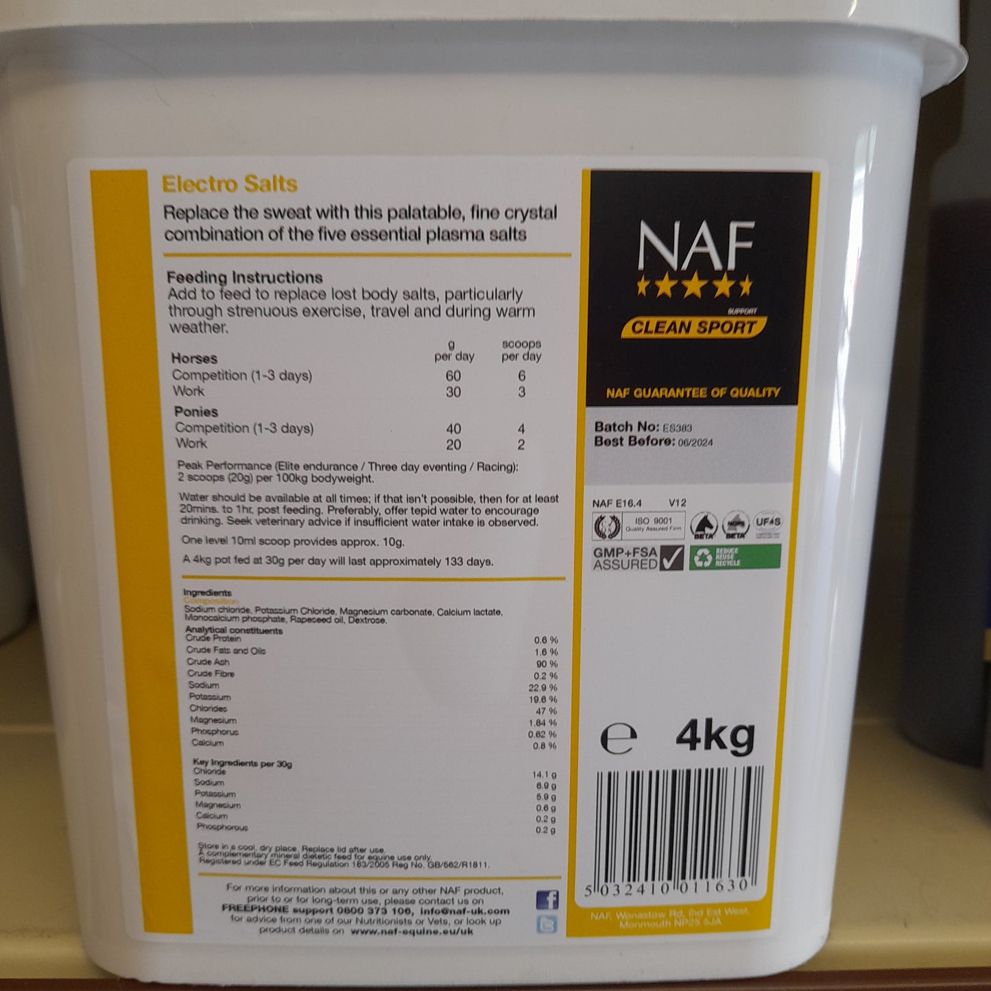 NAF Electro Salts 4kg