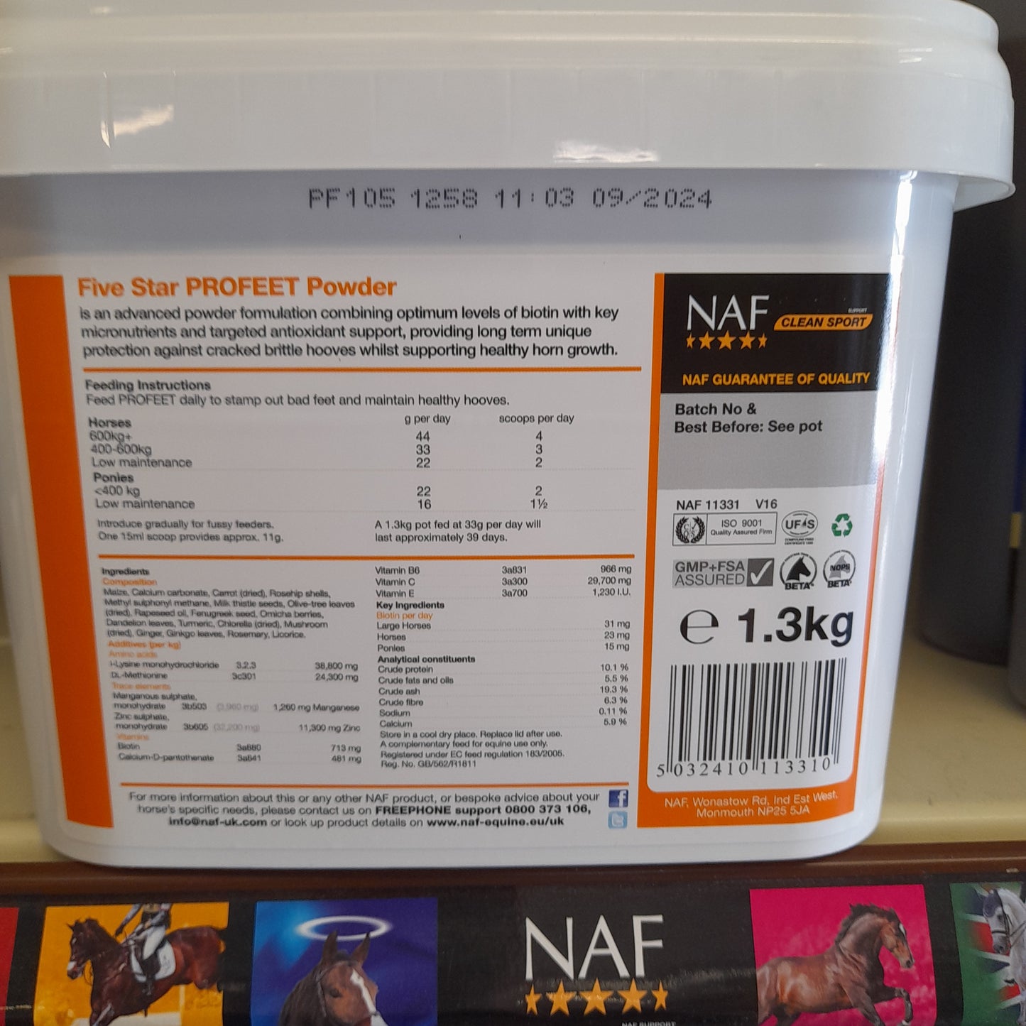 NAF Pro Feet 1.3kg