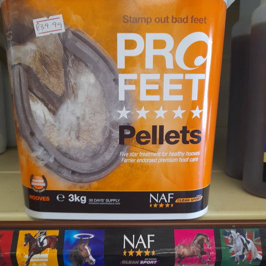 NAF Pro Feet Pellets 3kg