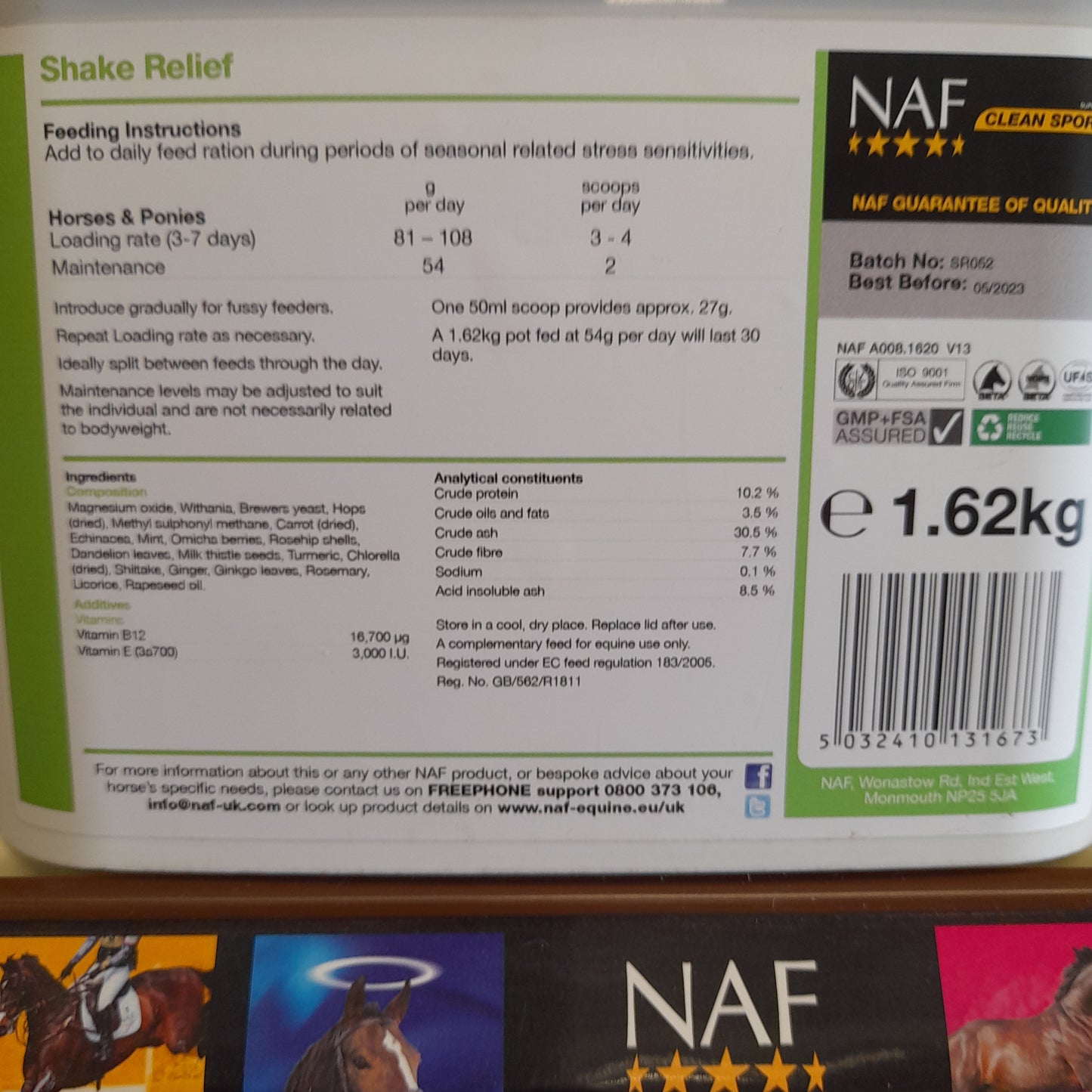 NAF Shake Relief 1.62kg