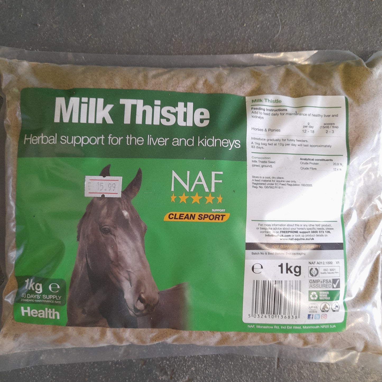 NAF Milk Thistle 1kg