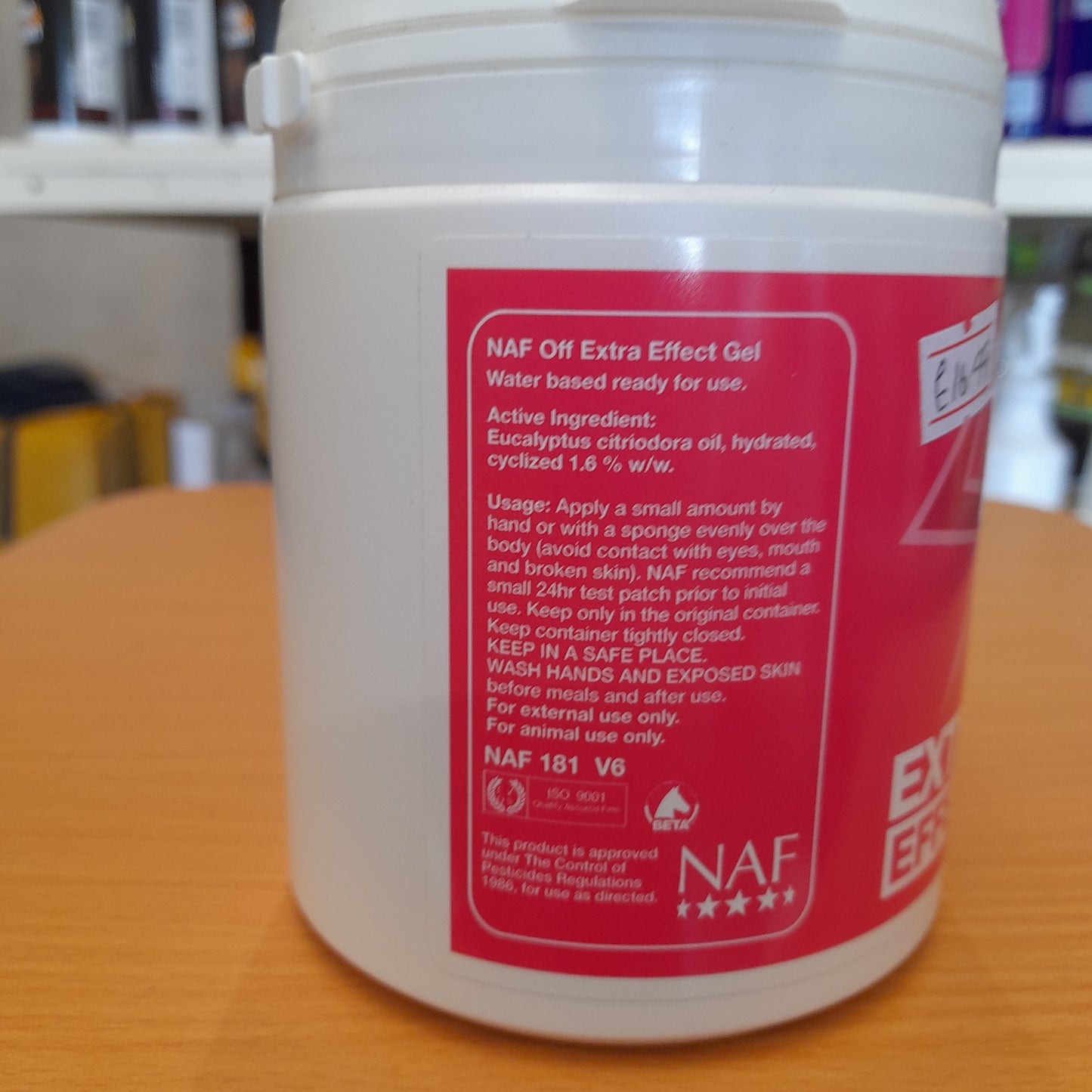 NAF OFF Extra Effect Fly gel 750ml