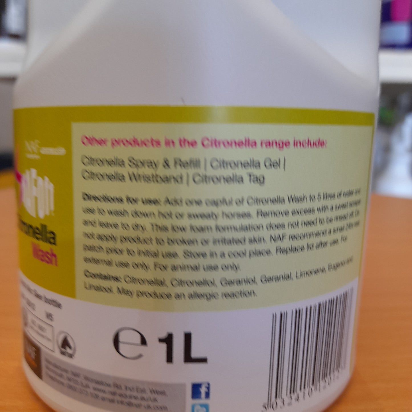 NAF OFF Citronella WASH 1L