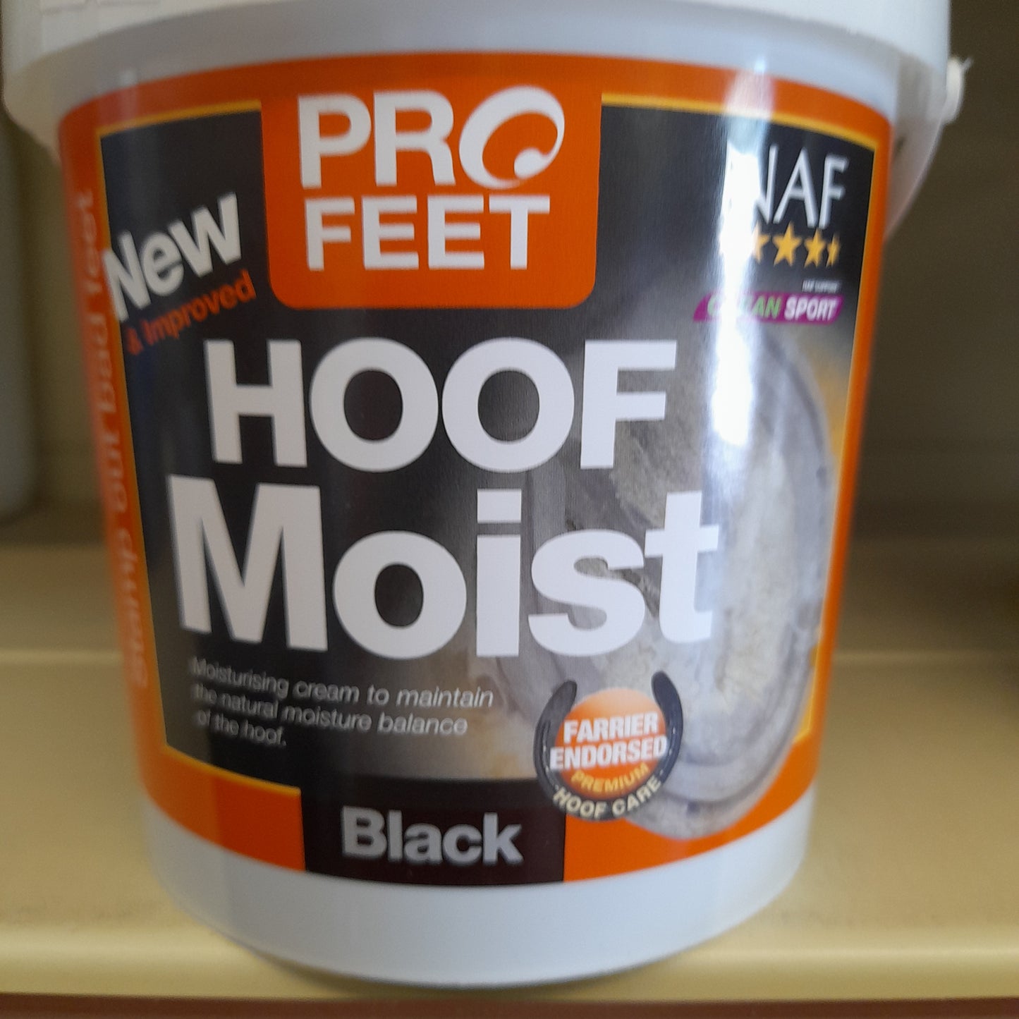 NAF Hoof Moist BLACK 900g