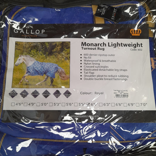 Gallop Trojan Monarch LW Turnout Rug 600d 0gsm