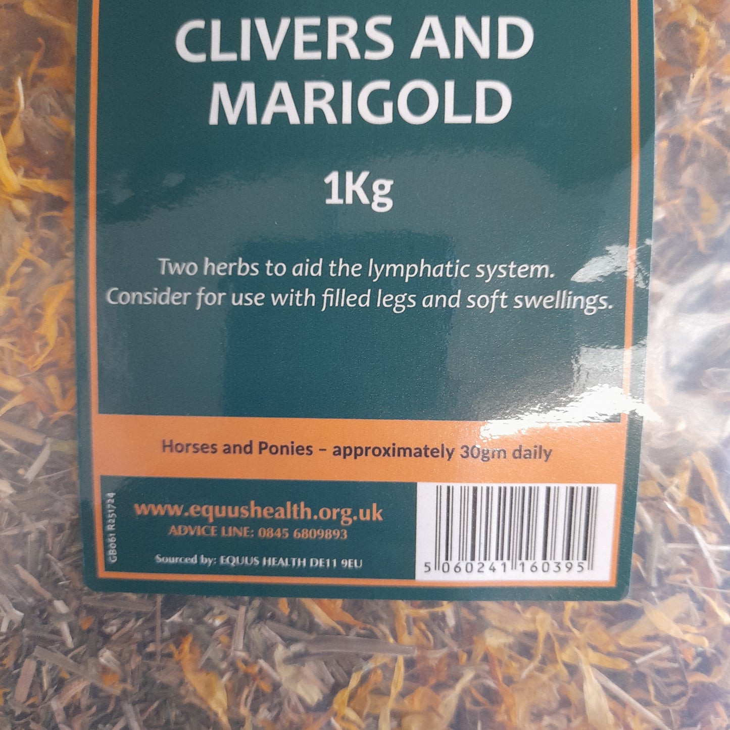 EQUUS HEALTH Clivers and Marigold 1kg