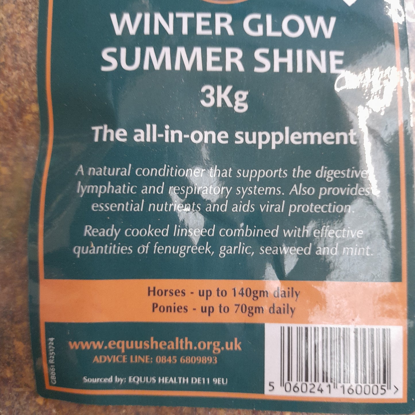 EQUUS HEALTH Winter Glow Summer Shine 3kg