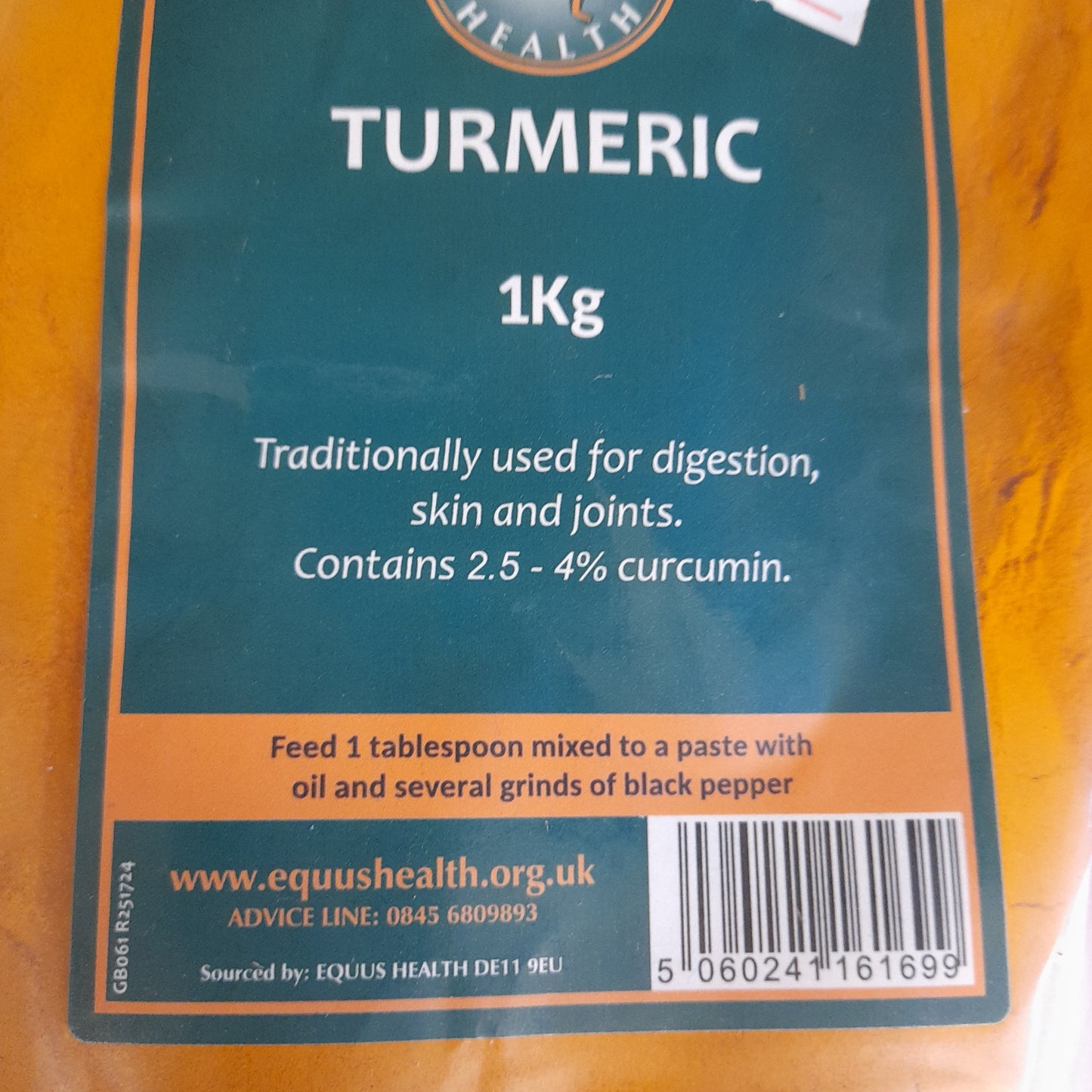 EQUUS HEALTH Turmeric 1kg