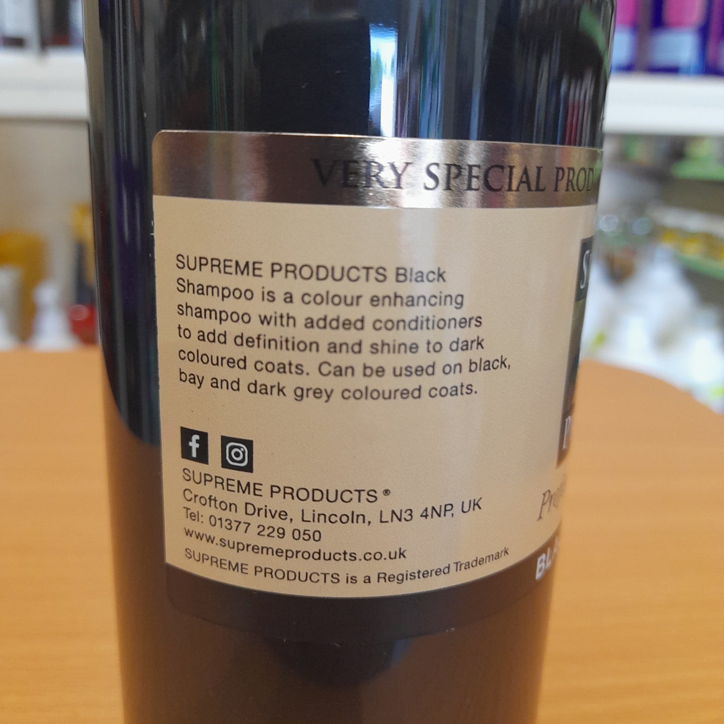 SUPREME PRODUCTS Black Shampoo 500ml