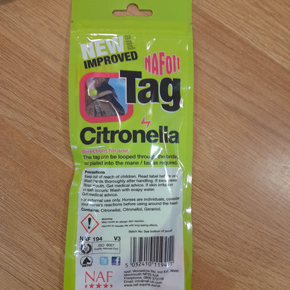 NAPF OFF TAG Citronella