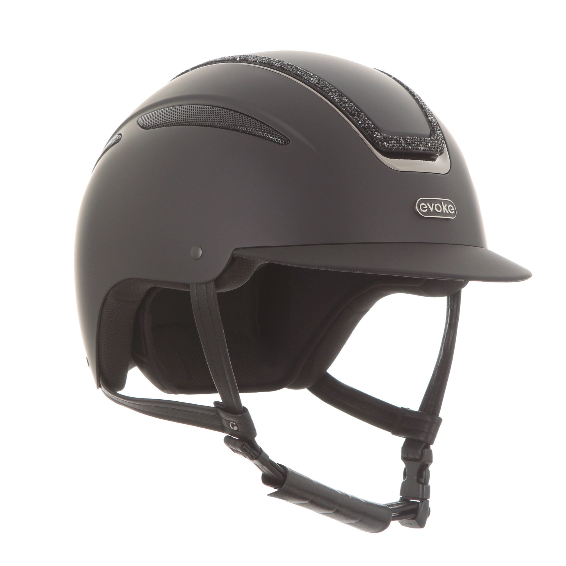 Evoke Callisto Classic Peak Black Black Crystal Frame