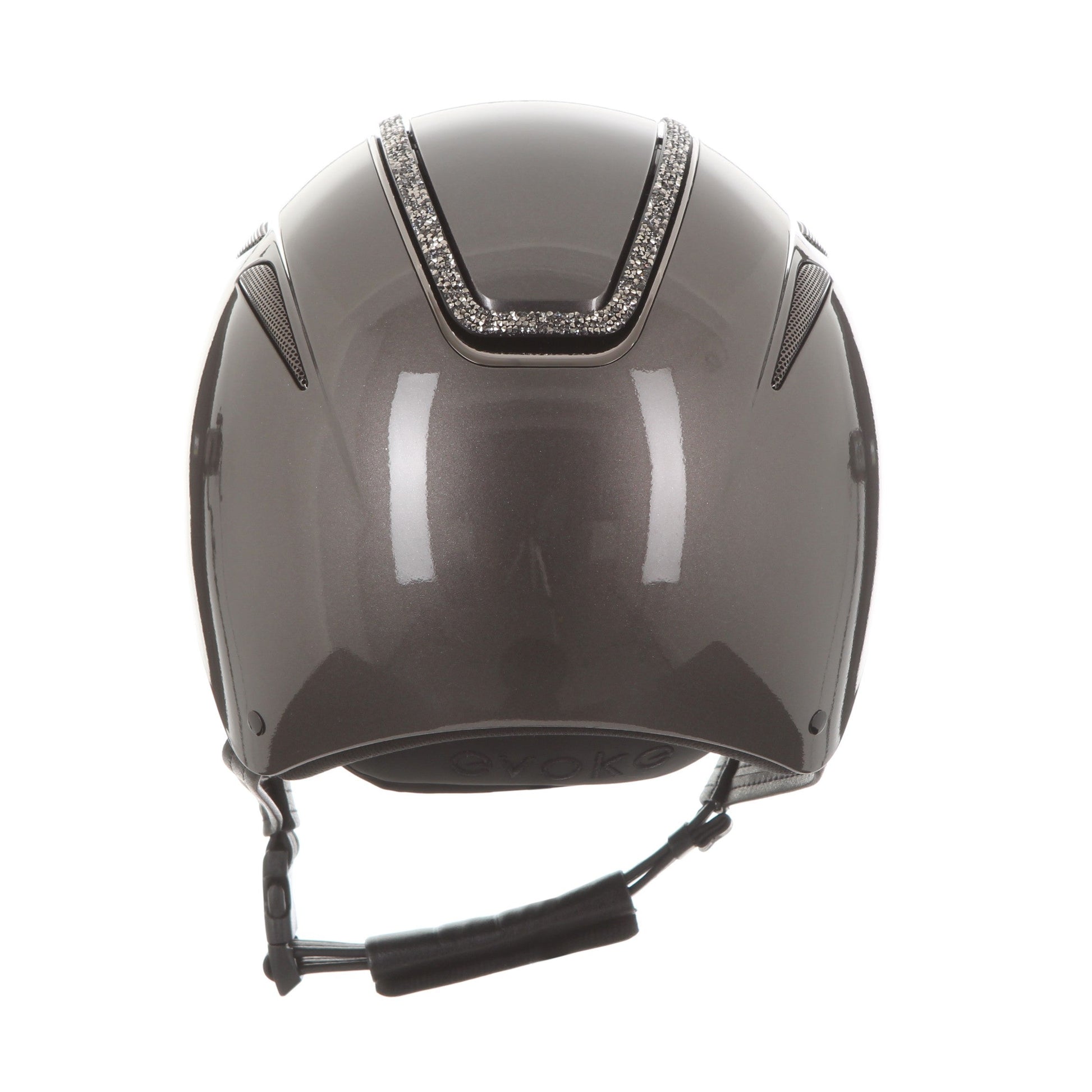 Evoke Callisto Classic Peak Metallic Graphite Marcasite Crystal Frame