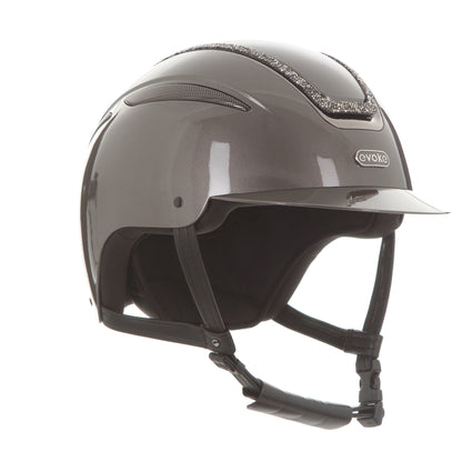 Evoke Callisto Classic Peak Metallic Graphite Marcasite Crystal Frame