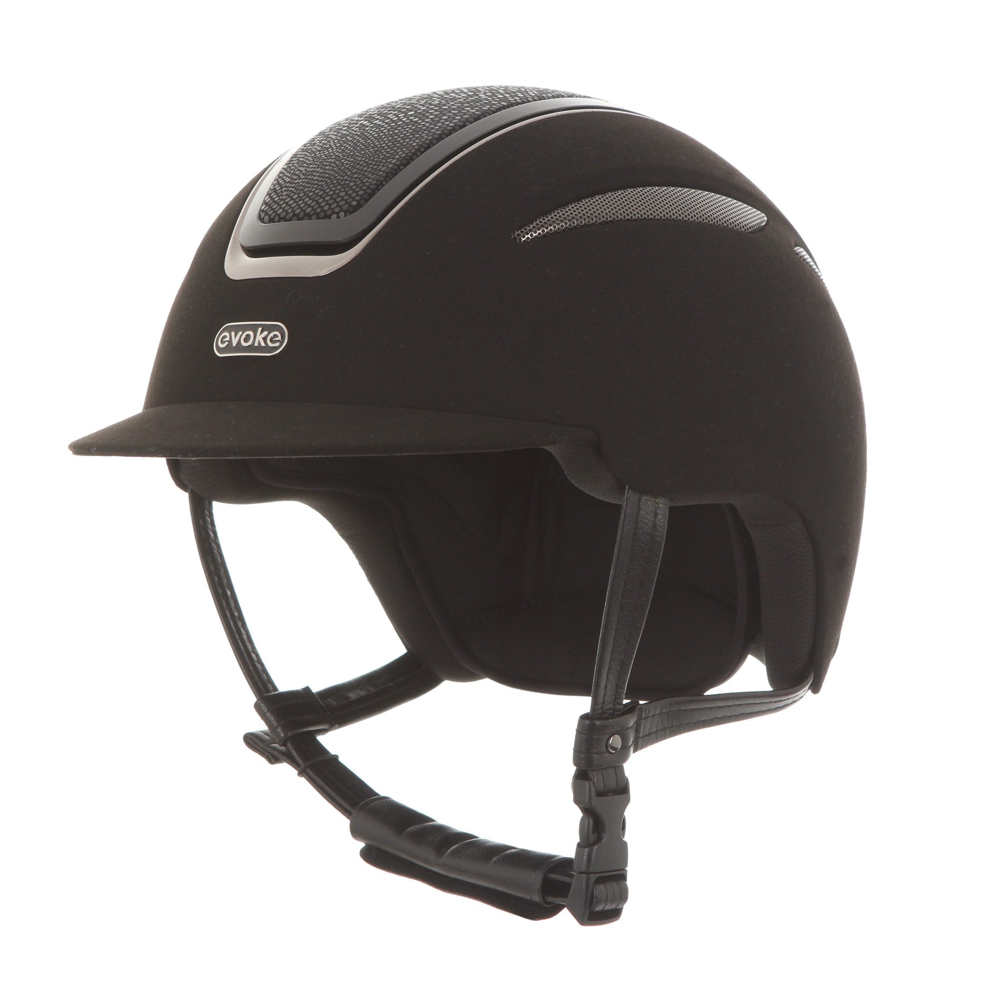 Evoke Callisto Classic Peak Black Suede Viper