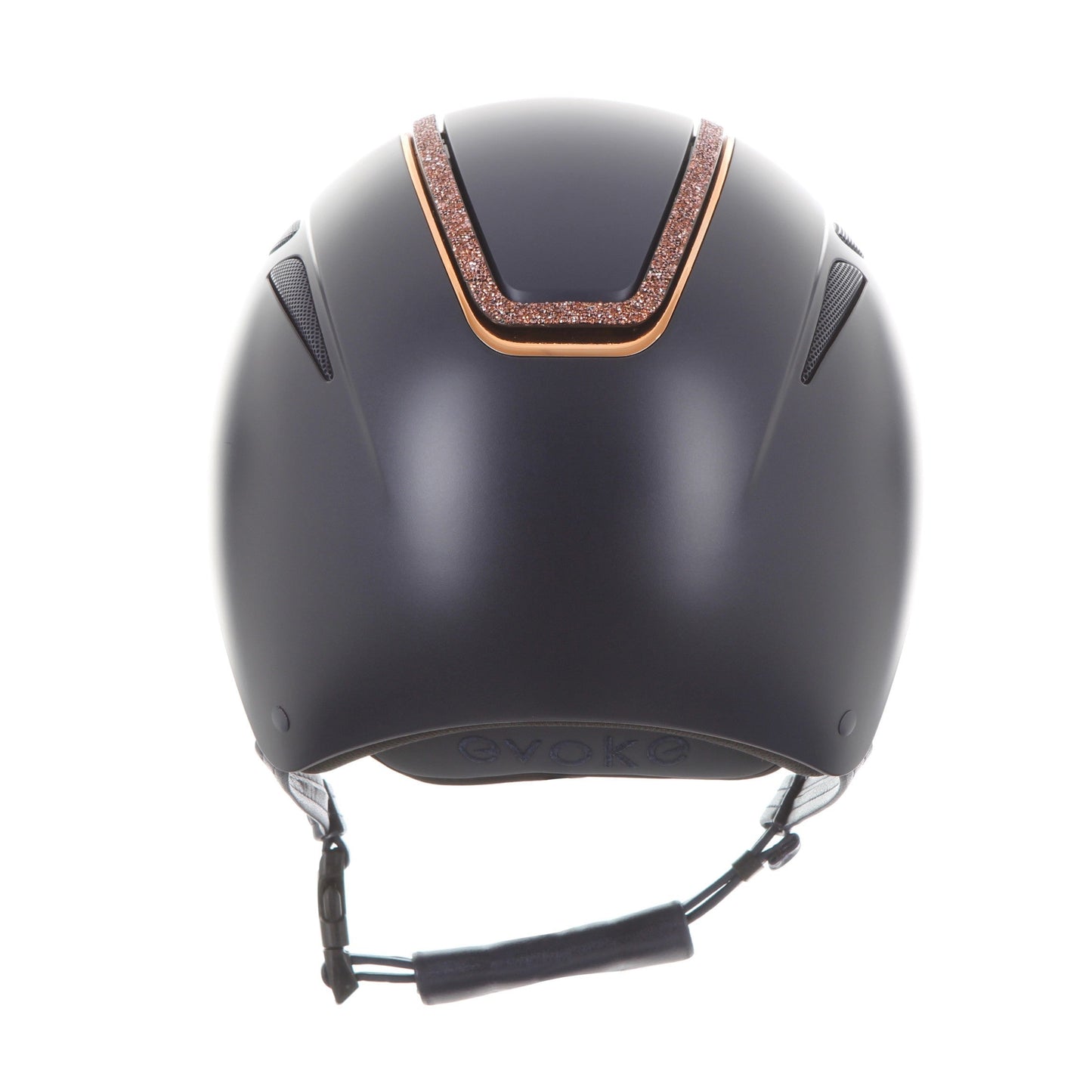 Evoke Callisto Classic Peak Navy Rose Gold Crystal Frame