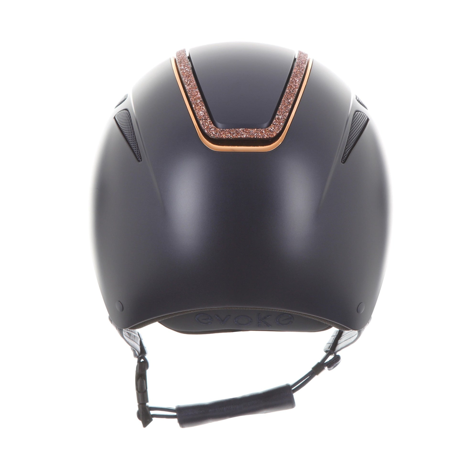 Evoke Callisto Classic Peak Navy Rose Gold Crystal Frame