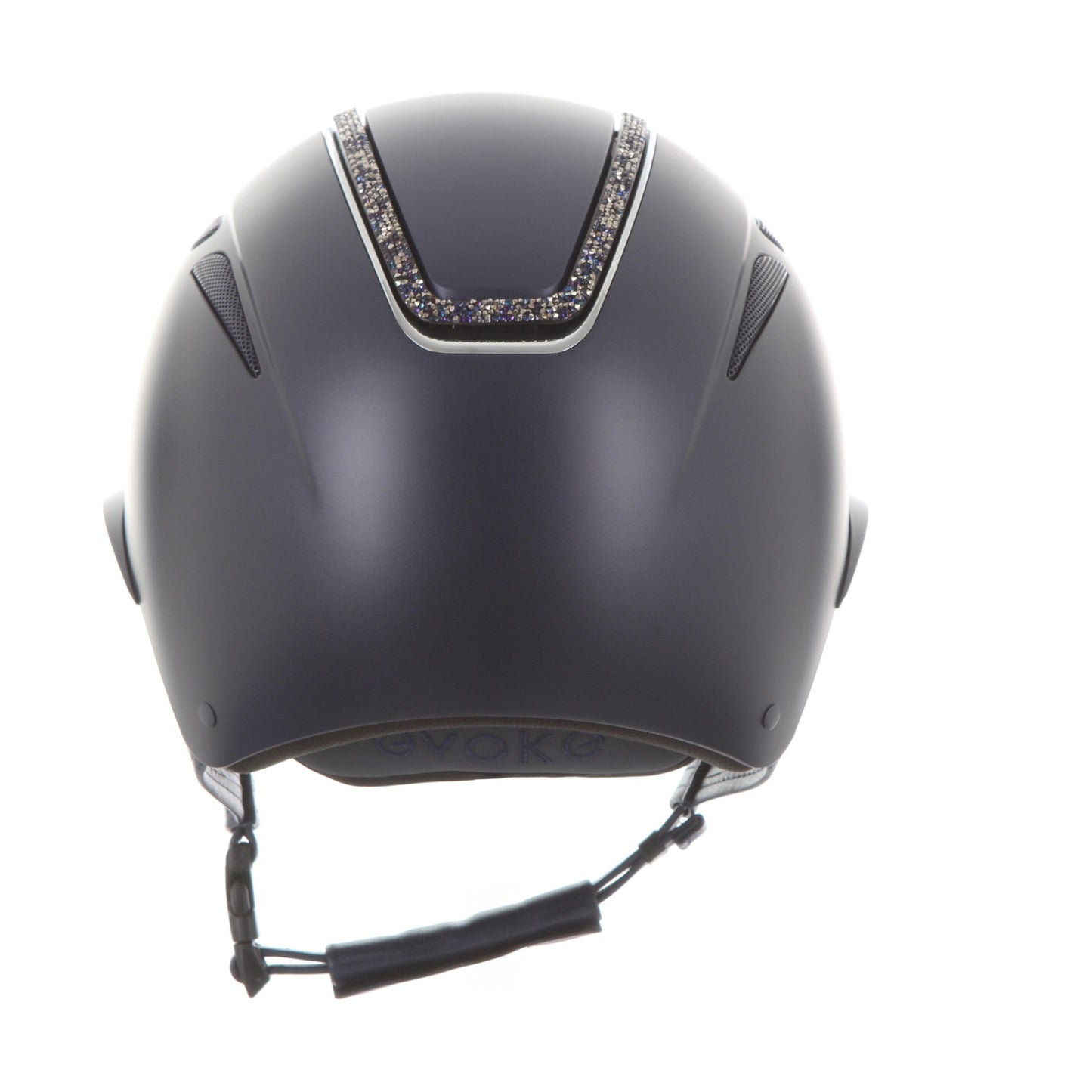 Evoke Callisto Wide Peak Navy Navy Crystal Frame