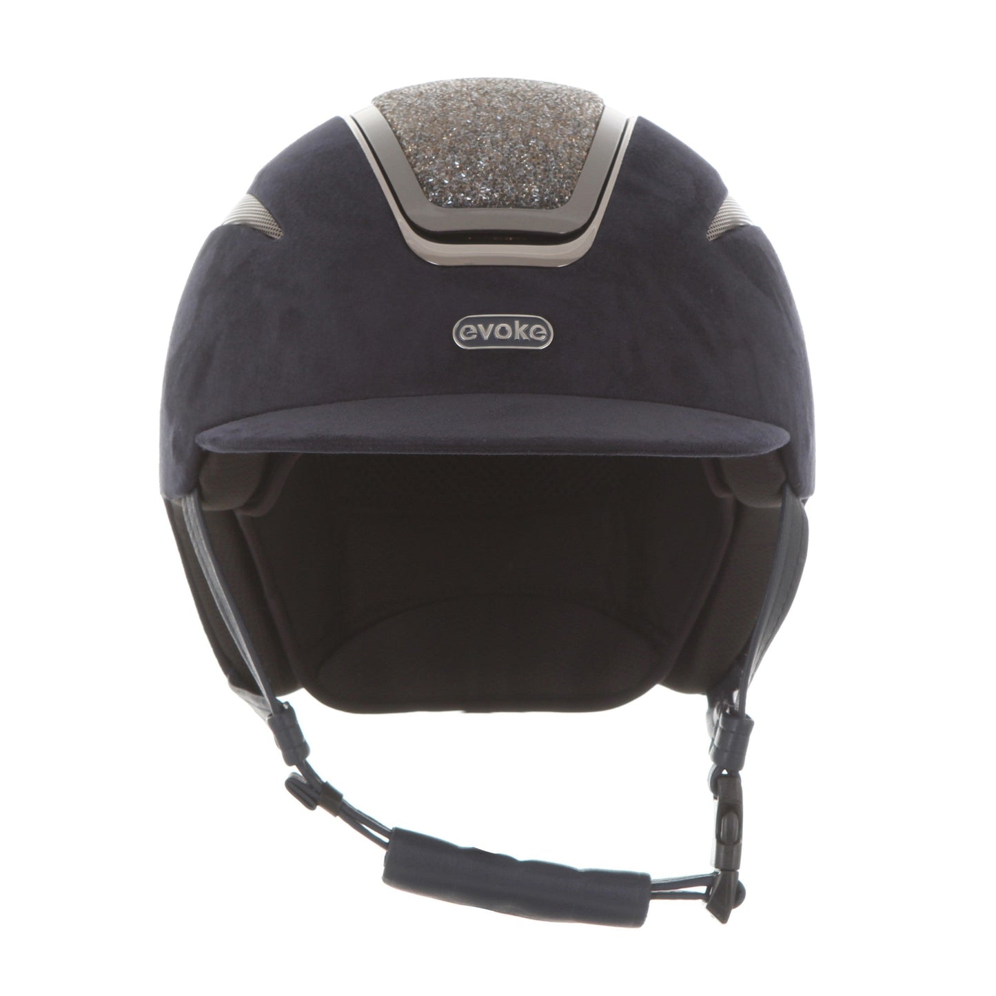 Evoke Callisto Classic Peak Navy Suede Steel Crystal