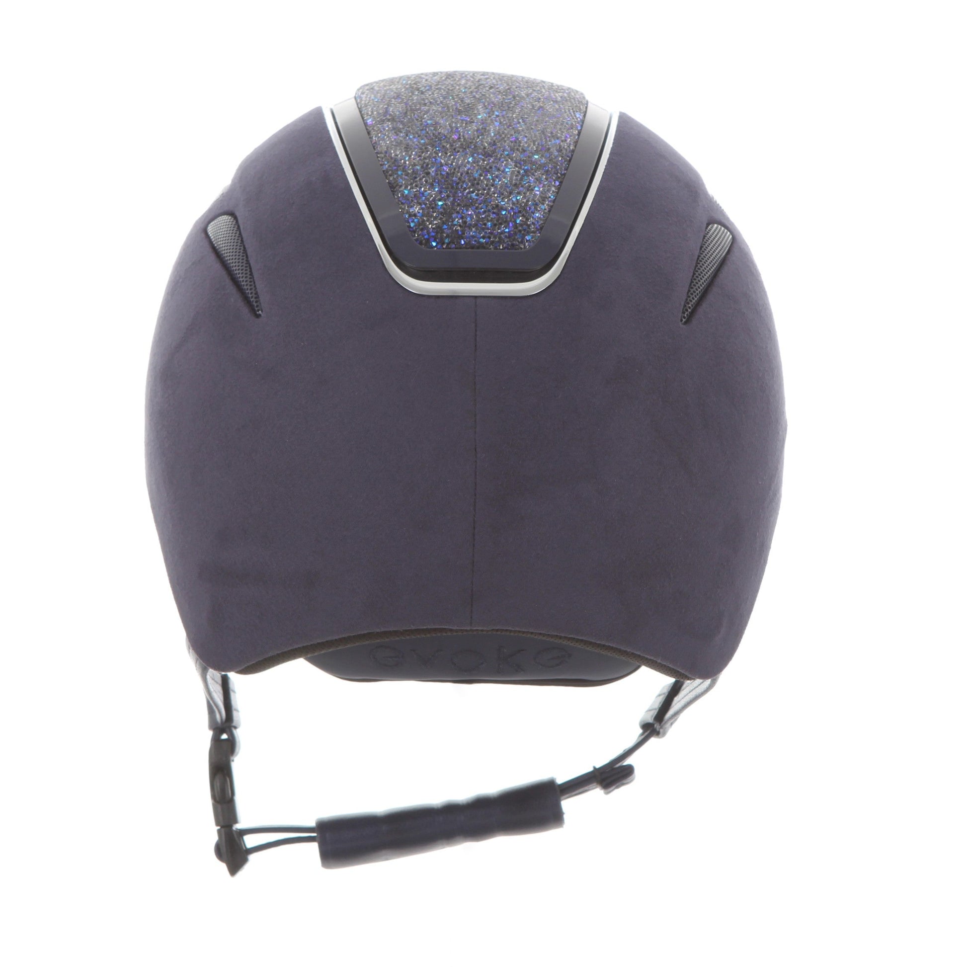 Evoke Callisto Classic Peak Cool Blue Suede Blue Crystal