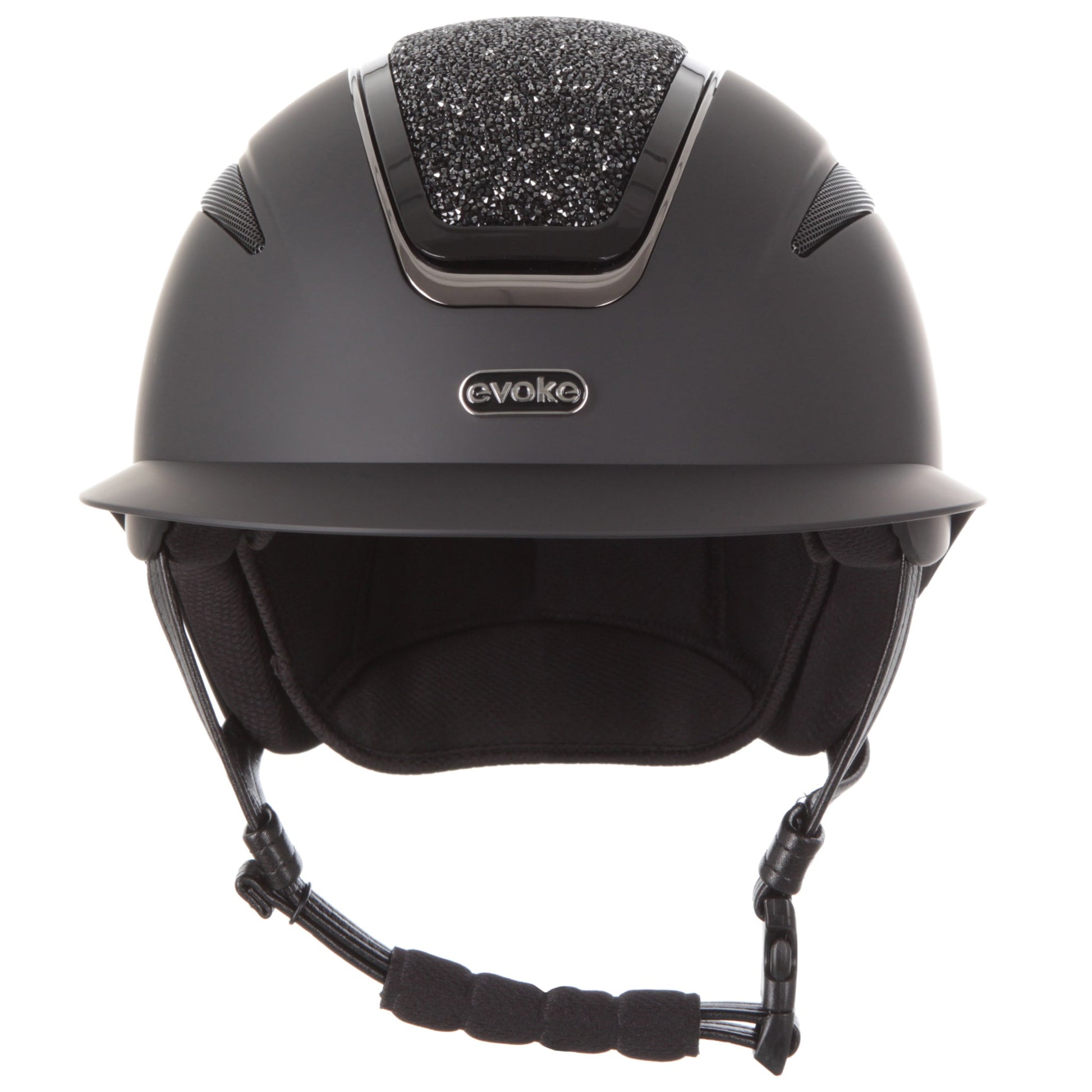 Evoke Callisto Wide Peak Black Black Crystal
