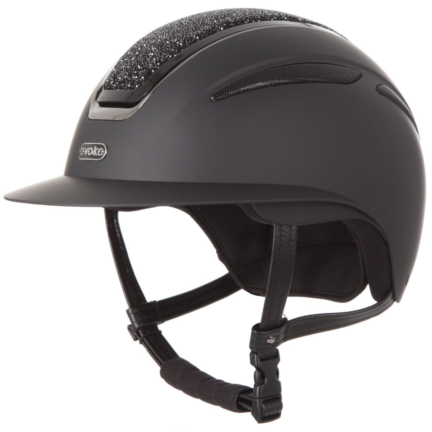 Evoke Callisto Wide Peak Black Black Crystal