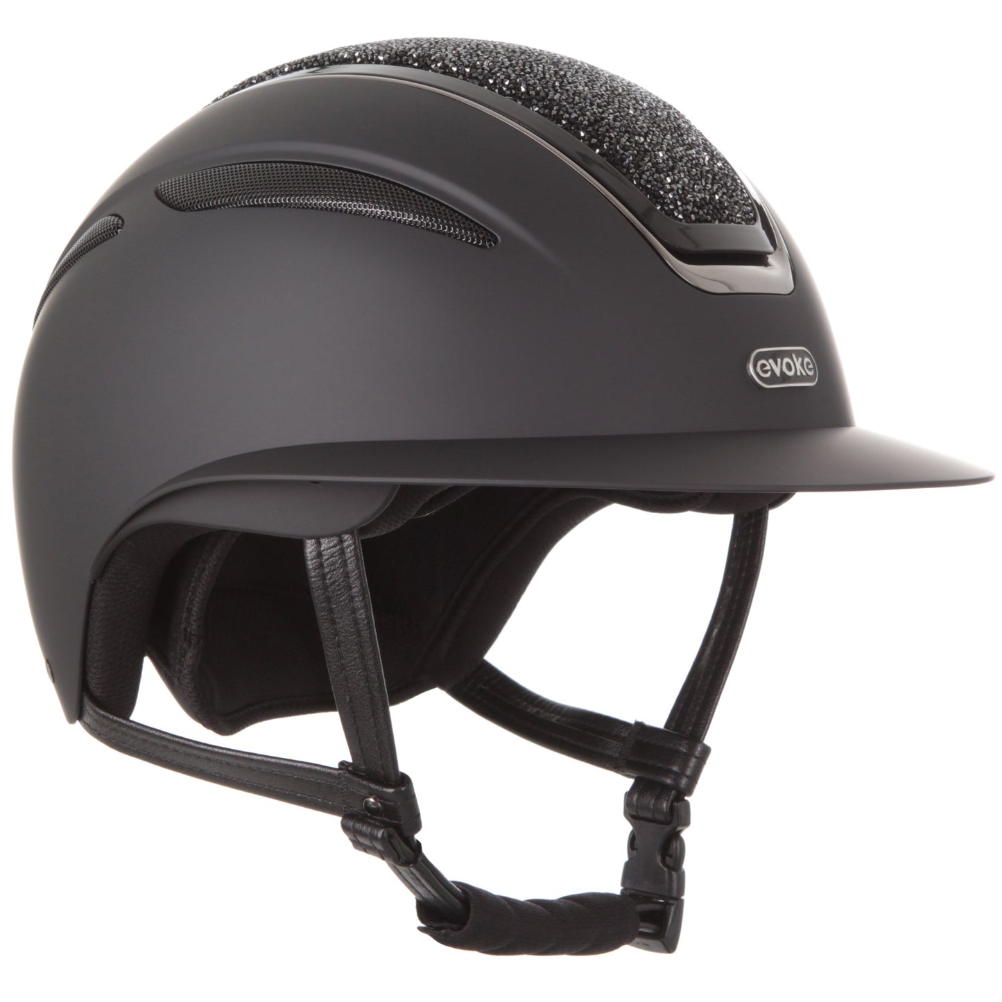 Evoke Callisto Wide Peak Black Black Crystal