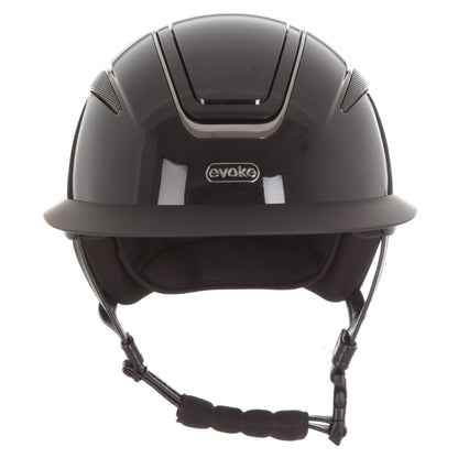 Evoke Callisto Wide Peak Black Metallic Gunmetal