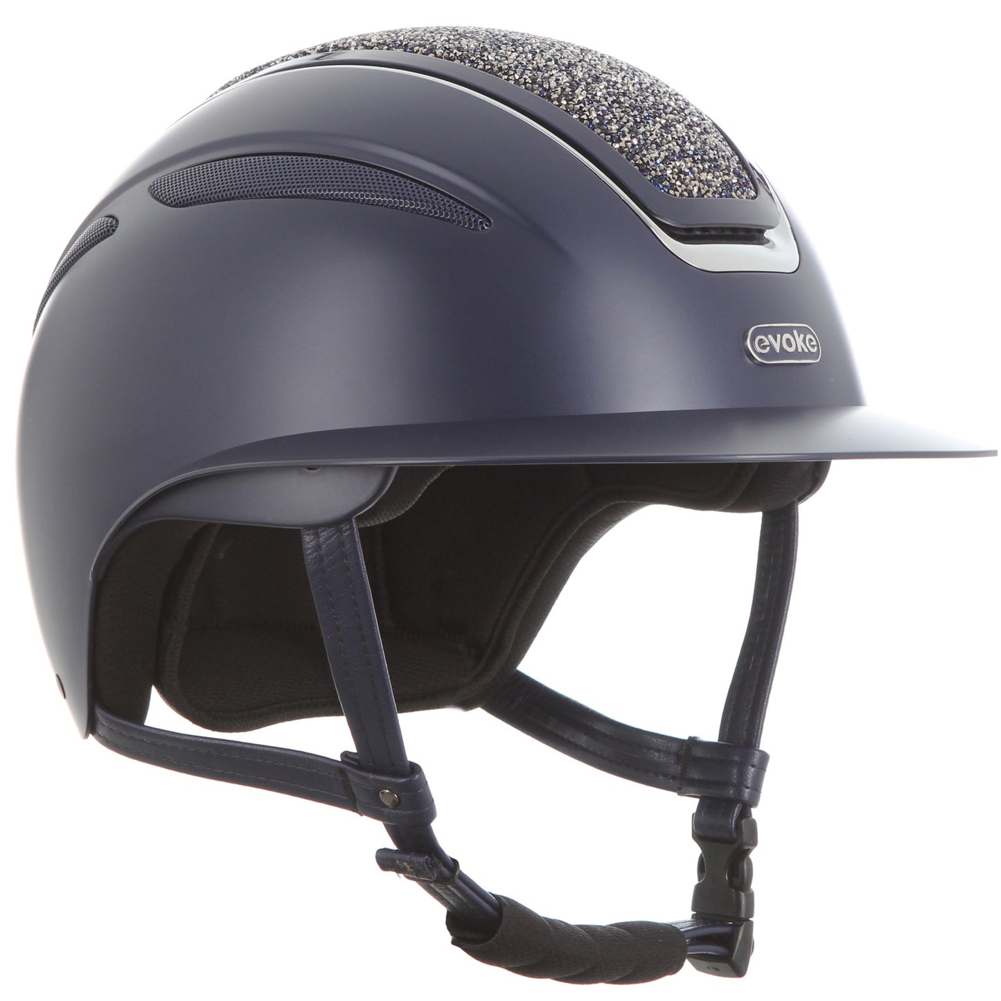 Evoke Callisto Wide Peak Navy Navy Crystal