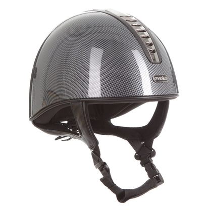 Evoke Orion Jockey Skull High Shine Carbon Gunmetal Black