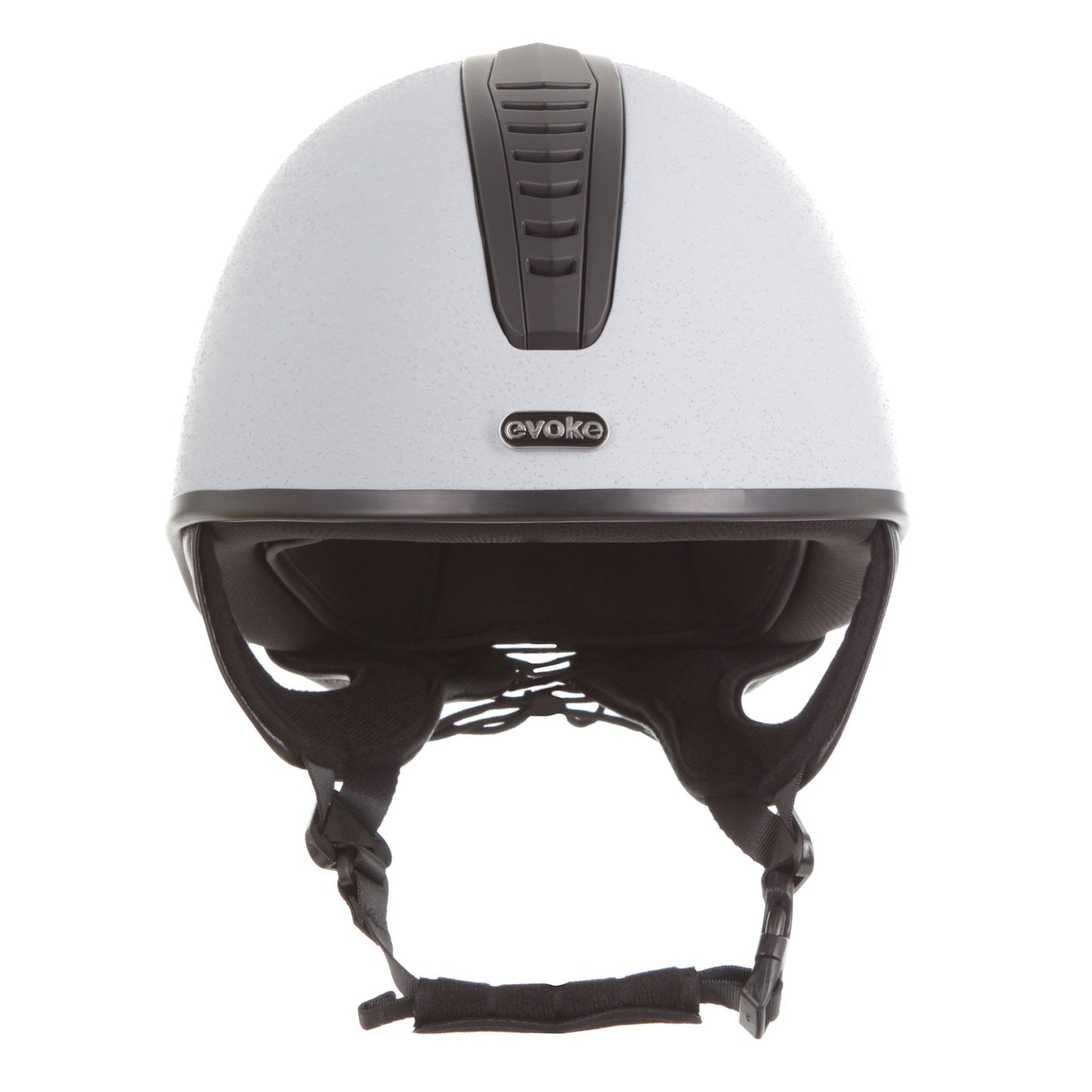 Evoke Orion Jockey Skull Silver Black
