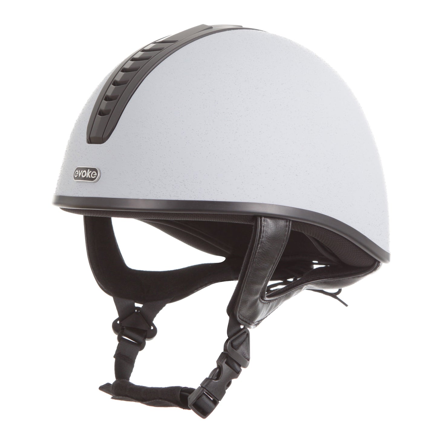 Evoke Orion Jockey Skull Silver Black
