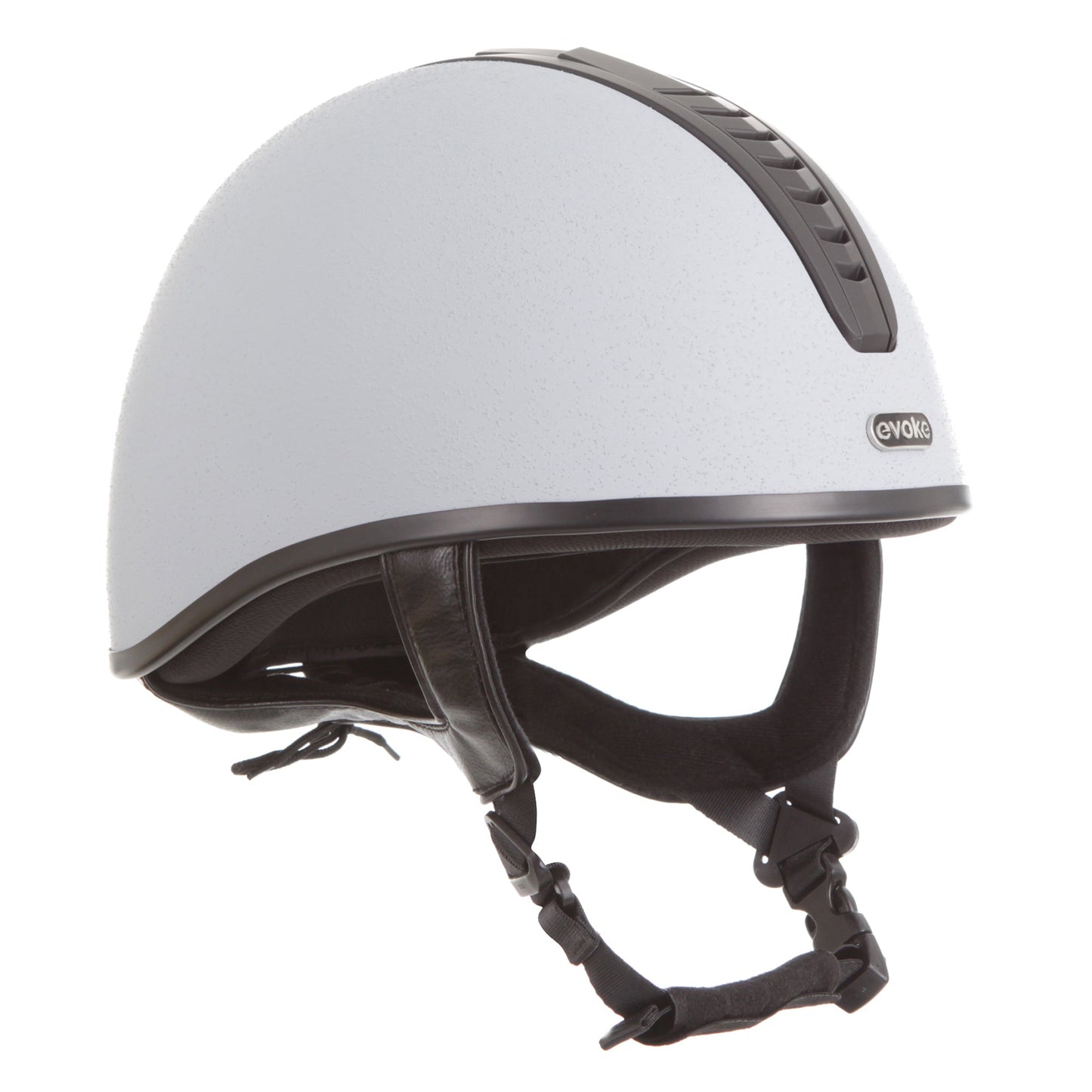Evoke Orion Jockey Skull Silver Black