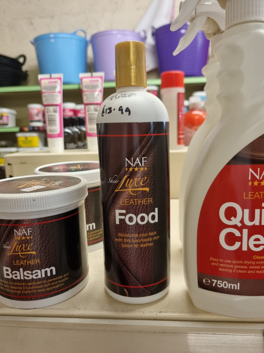 NAF Sheer Luxe Leather Food - 500ml